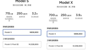 特斯拉中国四天内两次涨价：新款Model S和X调涨1.9万元